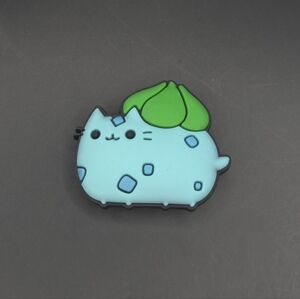 (5/$15) Bulbasaur Pusheen Croc Charm